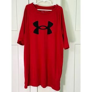 UNDER ARMOR RED LOOSE HEAT GEAR TOP YOUTH XL